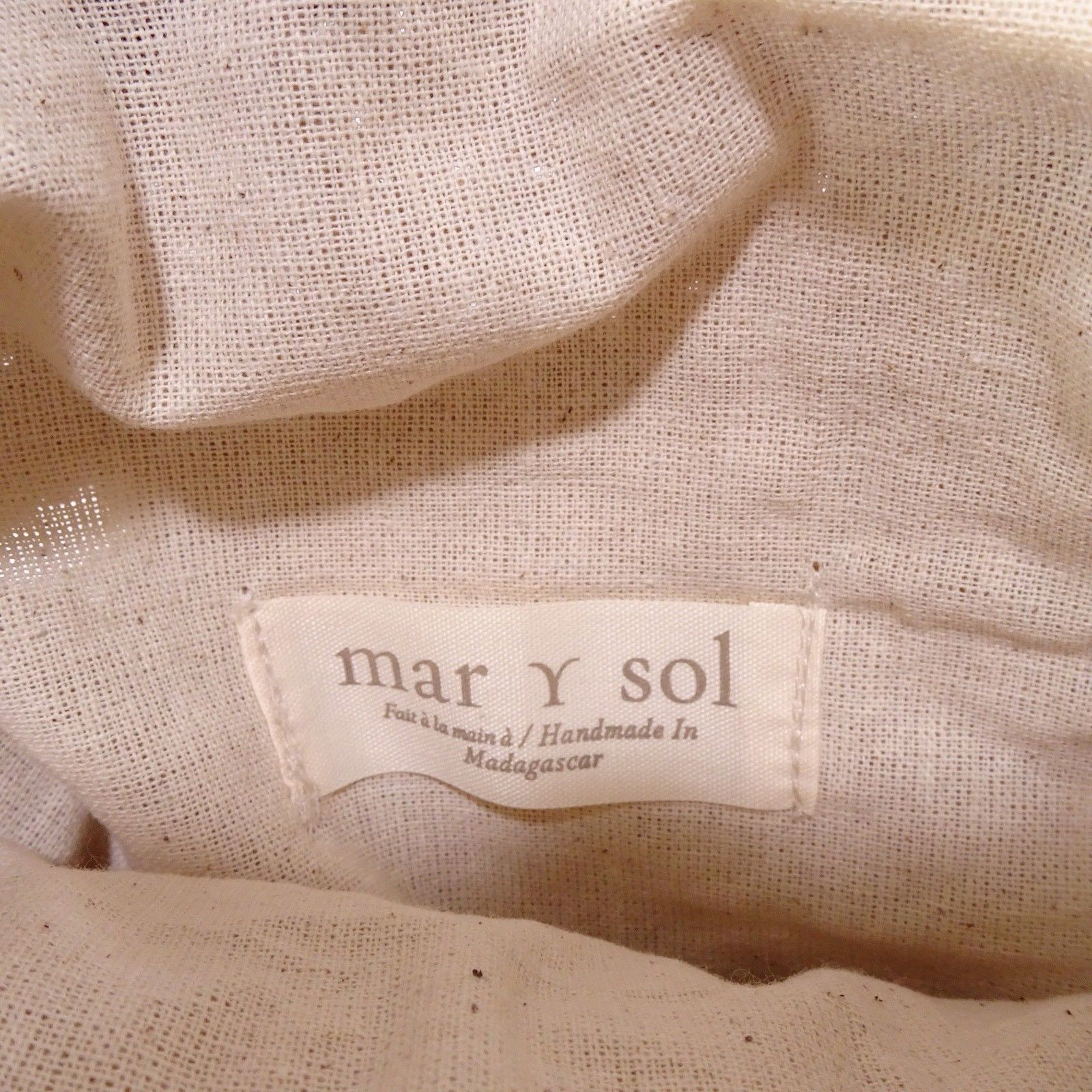 Mar Y Sol Women's Woven Raffia Watermelon Clutch Purse Nwt 145 Red Beige — image 5 of 5